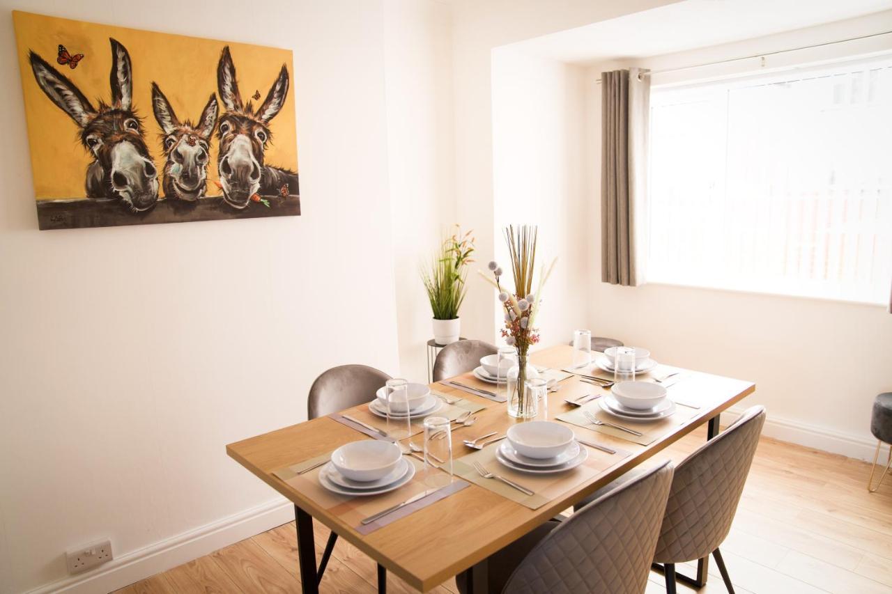 3Br-St Johns Hse-Free Parking-Workers-Kitchen-Wifi-Dog Friendly Lägenhet Doncaster Exteriör bild