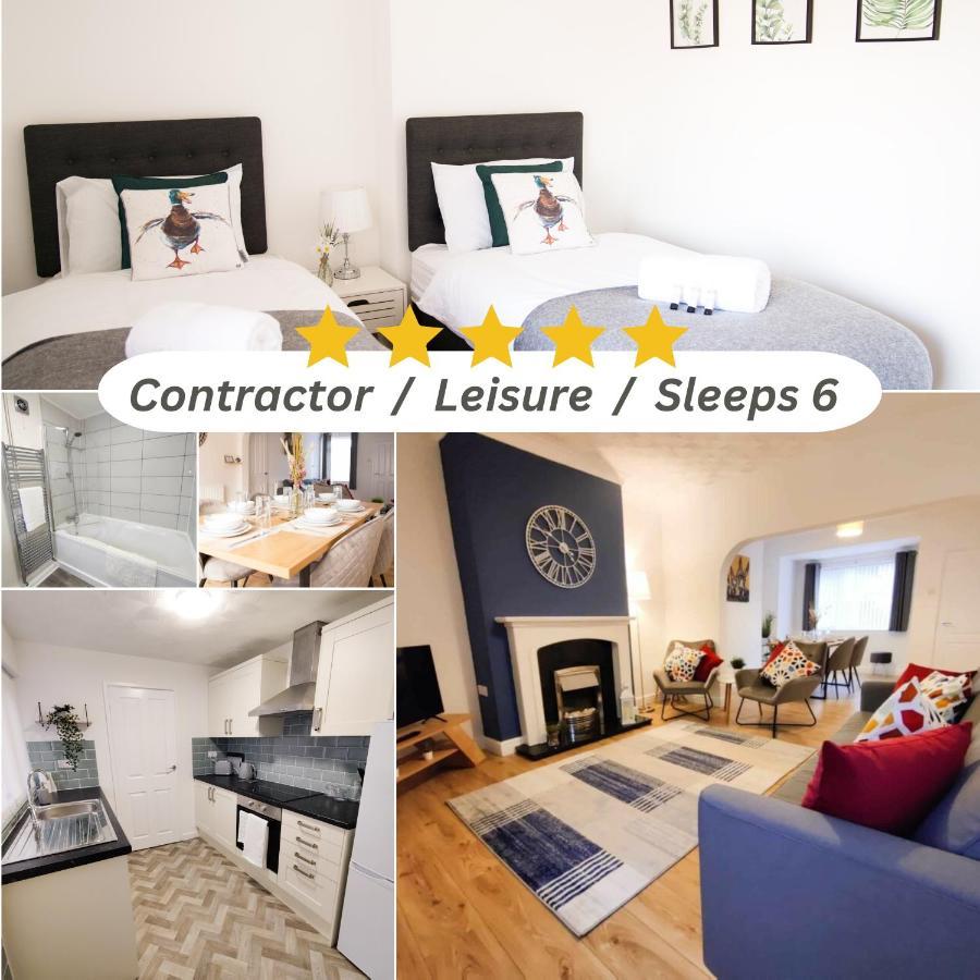 3Br-St Johns Hse-Free Parking-Workers-Kitchen-Wifi-Dog Friendly Lägenhet Doncaster Exteriör bild