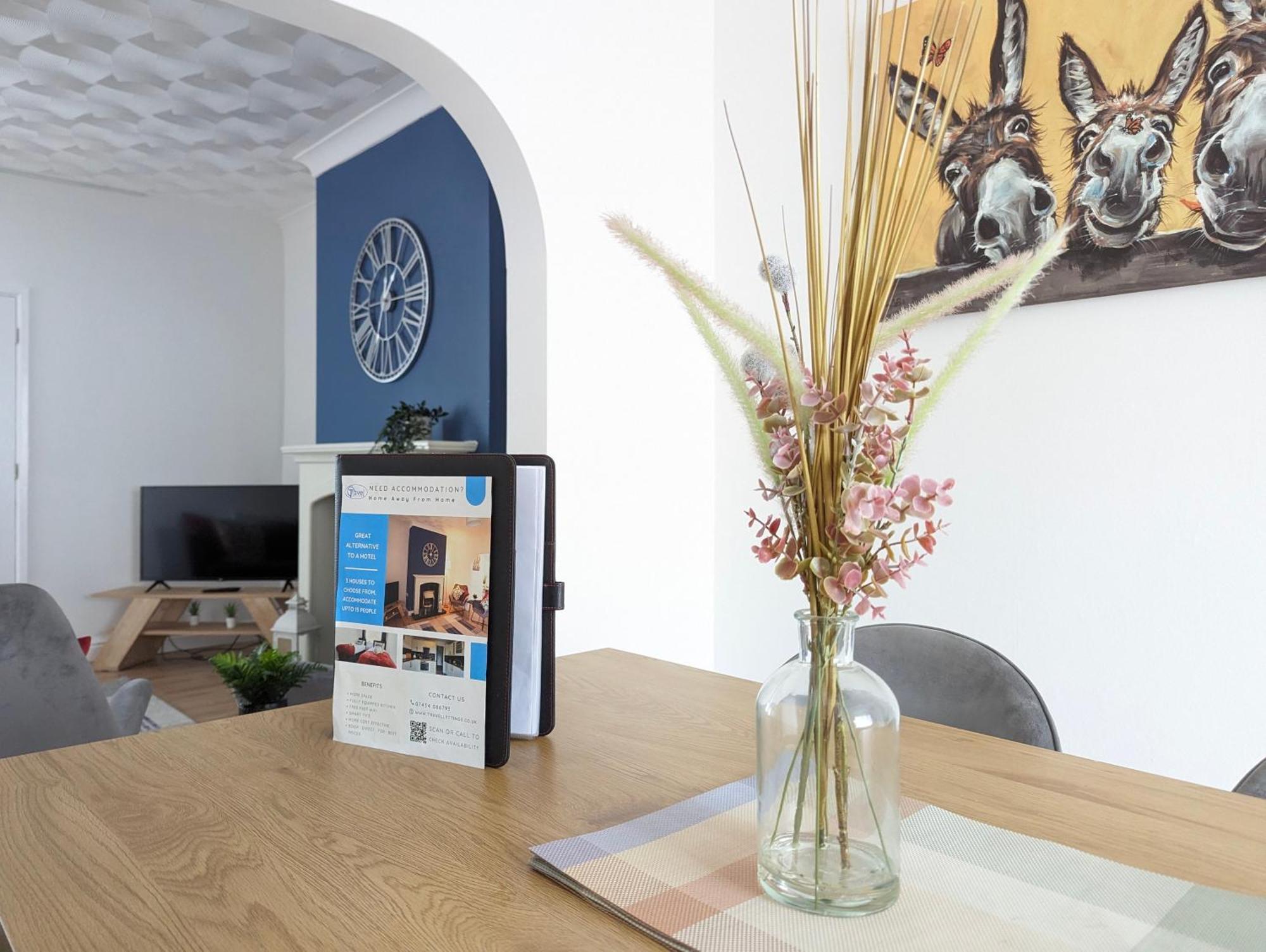 3Br-St Johns Hse-Free Parking-Workers-Kitchen-Wifi-Dog Friendly Lägenhet Doncaster Exteriör bild